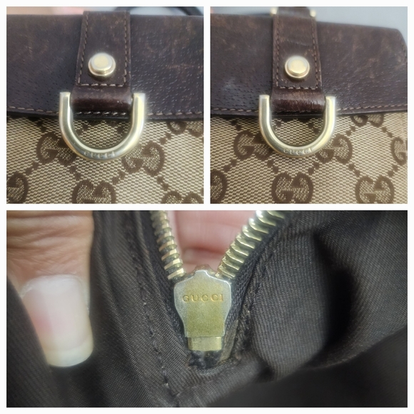 ✨️GUCCI GG Canvas Abbey D-Ring Bowling Bag - Picture 15 of 16